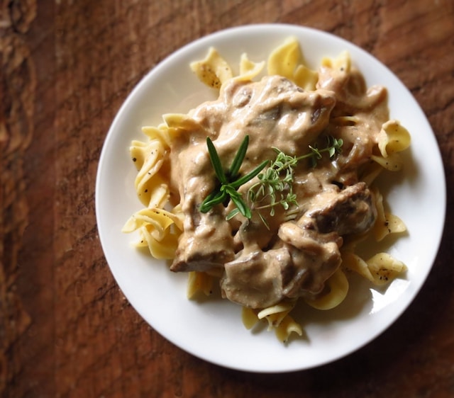 Beef Stroganoff